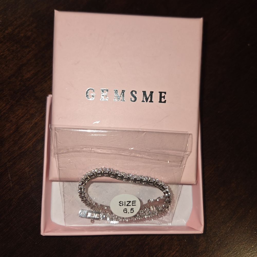 Cubic Zirconia Tennis Braclet